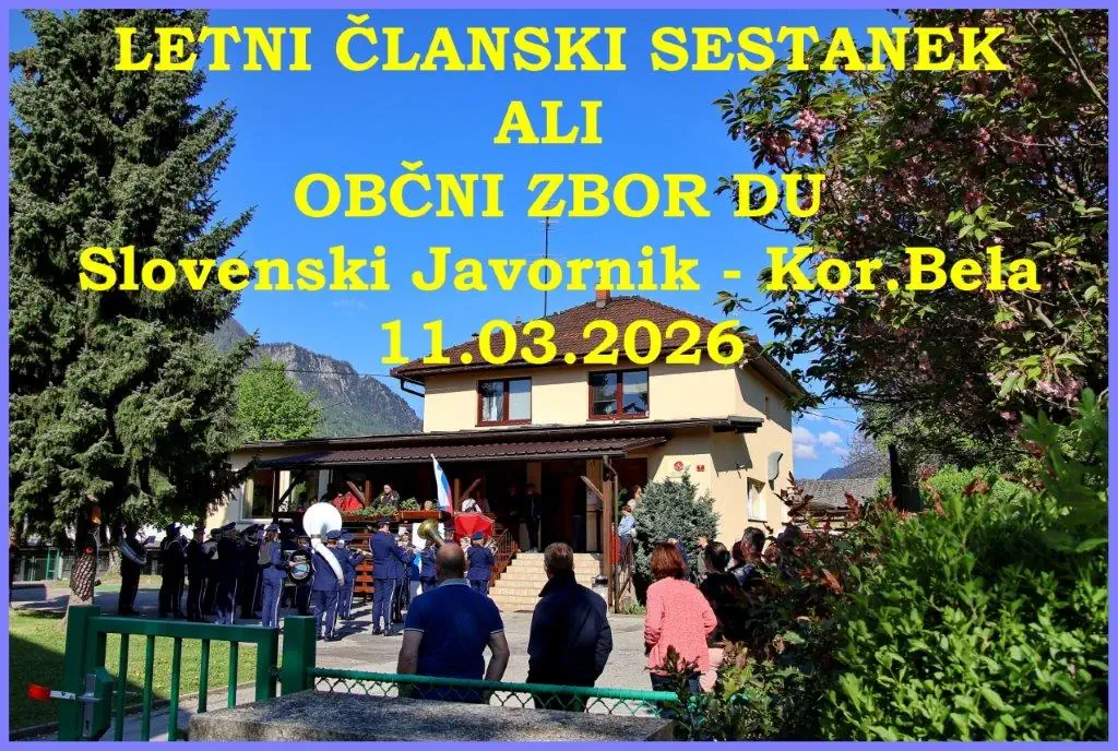 Letni članski sestanek 2026